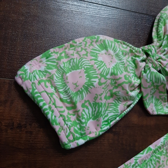 Lilly Pulitzer Sunnyside Lion Print Bikini Size M - Picture 2 of 6